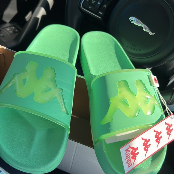 Kappa Other - NEW Unisex Kappa Authentic Aqua Green Slides Box